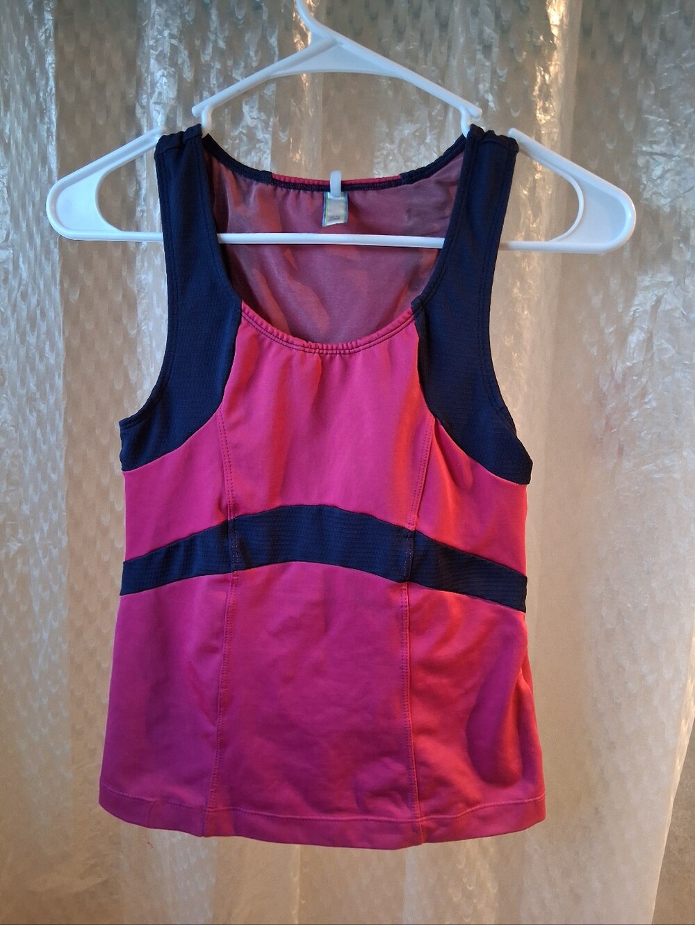 Gap Body Pink and Navy Athletic Tank Top Sz XS Preowned